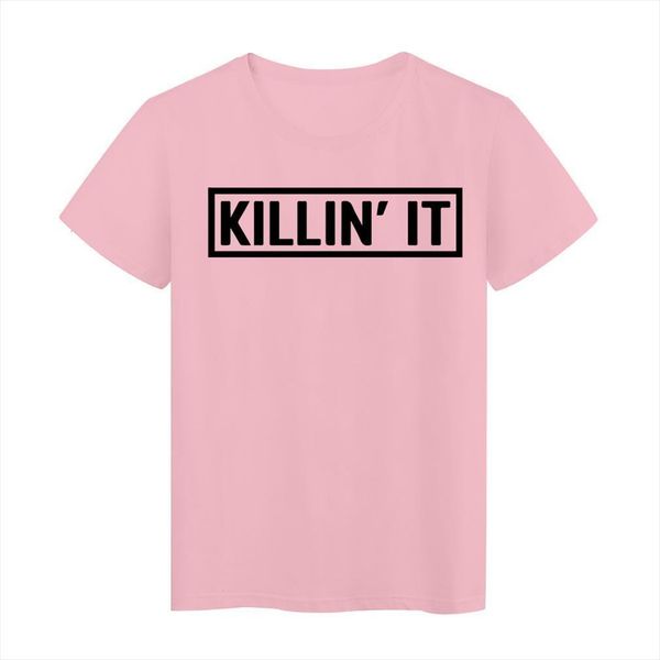 aesthetic rock style and women men t shirt killin it black letters design friends pink clothing, White;black
aesthetic rock style and women men t shirt killin it black letters design friends pink clothing, White;black