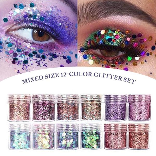 nail glitter 6 box mixed powder sequins colorful flakes sticker 3d diy sliders dust for art decorations party, Silver;gold
nail glitter 6 box mixed powder sequins colorful flakes sticker 3d diy sliders dust for art decorations party, Silver;gold