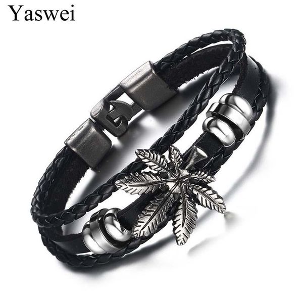 charm bracelets fashion buckle bracelet men punk multilayer braided leather bangle male jewelry, Golden;silver
charm bracelets fashion buckle bracelet men punk multilayer braided leather bangle male jewelry, Golden;silver