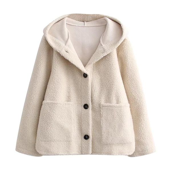 women's jackets fashion beige warm fleece women hooded jacket single breasted button up pockets long sleeve for autumn winter elegant o, Black;brown
women's jackets fashion beige warm fleece women hooded jacket single breasted button up pockets long sleeve for autumn winter elegant o, Black;brown