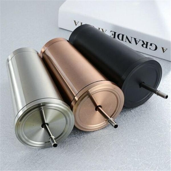 water bottles stainless steel double insulation cup 500ml vacuum straw with lid beer mugs for tea metal drink travel cups
water bottles stainless steel double insulation cup 500ml vacuum straw with lid beer mugs for tea metal drink travel cups