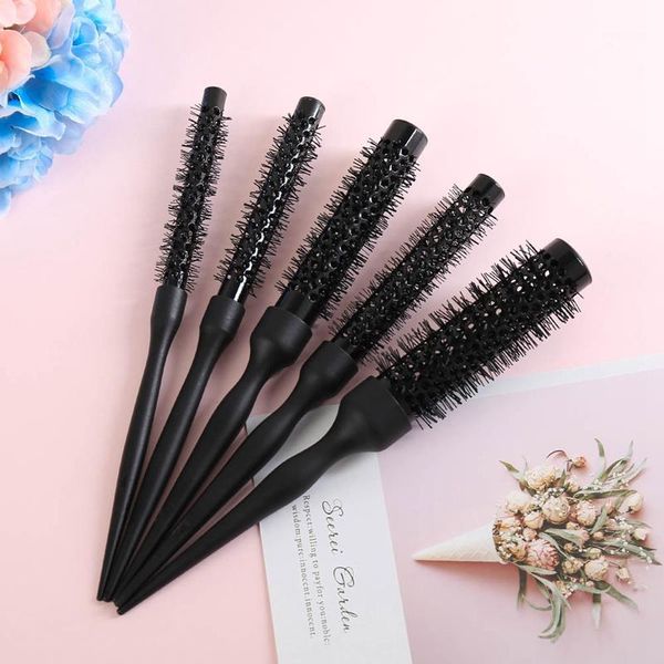 roller small round hair brush styling comb wooden handle aluminum tube hairbrush hairdressing tools1, Silver
roller small round hair brush styling comb wooden handle aluminum tube hairbrush hairdressing tools1, Silver