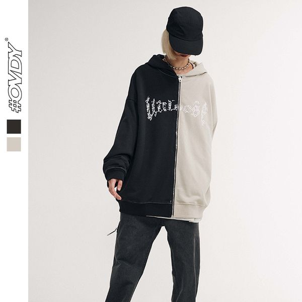 wxwovdy 2021 autumn winter new fashion brand personalized letter printed cardigan coat loose zipper sweater men, Black
wxwovdy 2021 autumn winter new fashion brand personalized letter printed cardigan coat loose zipper sweater men, Black