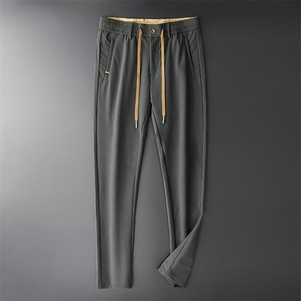browon autumn black pants men zip drawstring casual trousers male thick soft anti-wrinkle elastic waist men pants m-5xl 211119
browon autumn black pants men zip drawstring casual trousers male thick soft anti-wrinkle elastic waist men pants m-5xl 211119