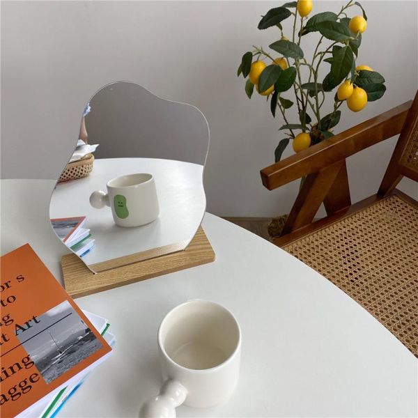 korean style makeup mirror ins irregular acrylic decorative wooden base cosmetic de maquillaje beauty tools home decor mirrors
korean style makeup mirror ins irregular acrylic decorative wooden base cosmetic de maquillaje beauty tools home decor mirrors
