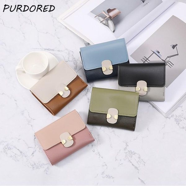 card holders purdored 1 pc fashion mini women holder leather candy color zipper credit bank case female coin purse wallet, Brown;gray
card holders purdored 1 pc fashion mini women holder leather candy color zipper credit bank case female coin purse wallet, Brown;gray