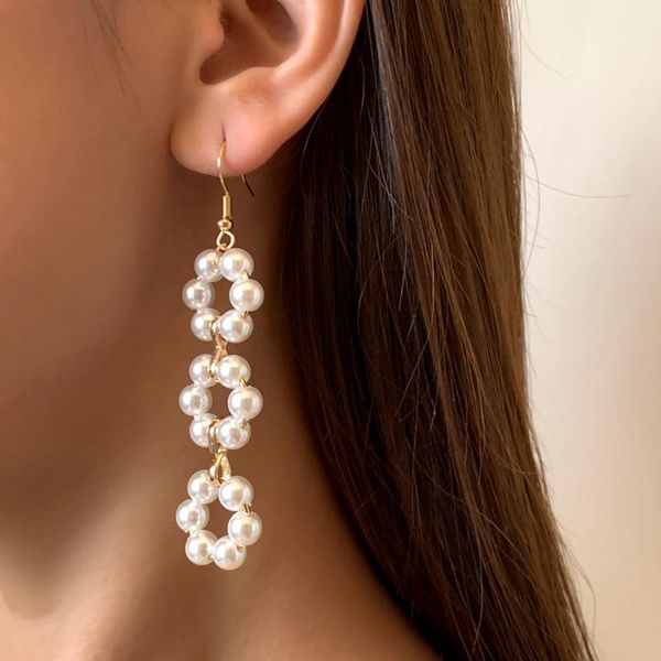 dangle & chandelier ingesight.z korea imitation pearl flower long earrings fashion gold color drop for women piercing jewelry bijoux, Silver
dangle & chandelier ingesight.z korea imitation pearl flower long earrings fashion gold color drop for women piercing jewelry bijoux, Silver