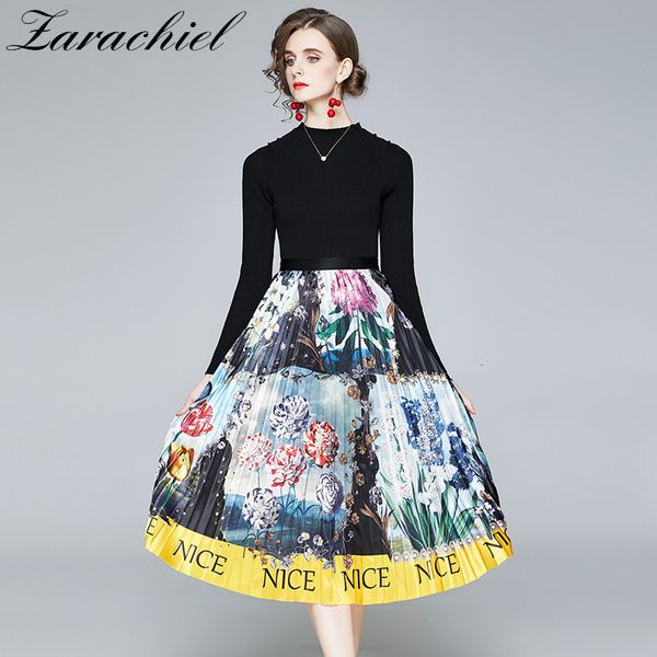 skirts autumn winter elegant 2 piece sets womens outfits black sweater pulover + elastic waist printed pleated skirt suit
skirts autumn winter elegant 2 piece sets womens outfits black sweater pulover + elastic waist printed pleated skirt suit