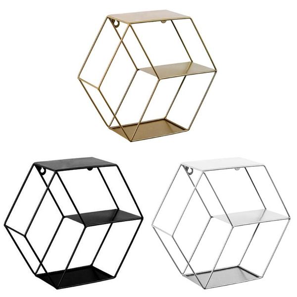 hooks & rails hexagon floating shelves wall mounted metal wire rack storage organiser home decoration
hooks & rails hexagon floating shelves wall mounted metal wire rack storage organiser home decoration