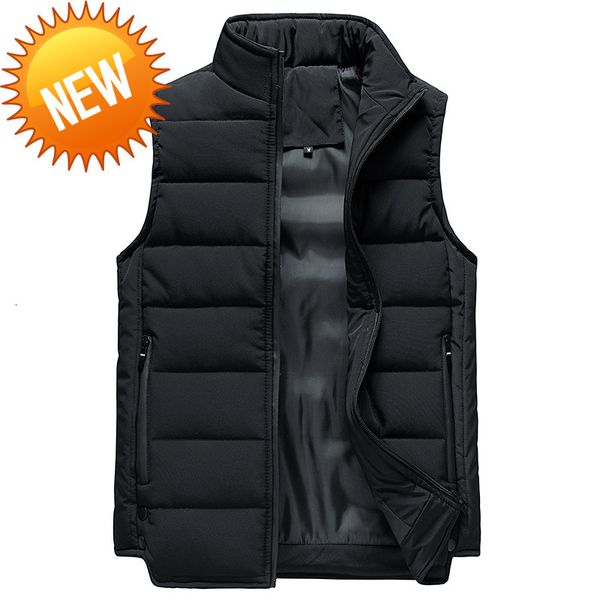 men jacket winter vest for down cotton sleeveless waistcoat man big size warm s coat, Black
men jacket winter vest for down cotton sleeveless waistcoat man big size warm s coat, Black