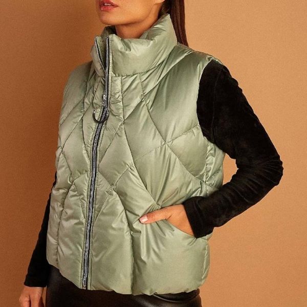 women's vests novalya autumn high collar women fashion zipper sleeveless coats elegant casual solid short female ladies, Black;white
women's vests novalya autumn high collar women fashion zipper sleeveless coats elegant casual solid short female ladies, Black;white