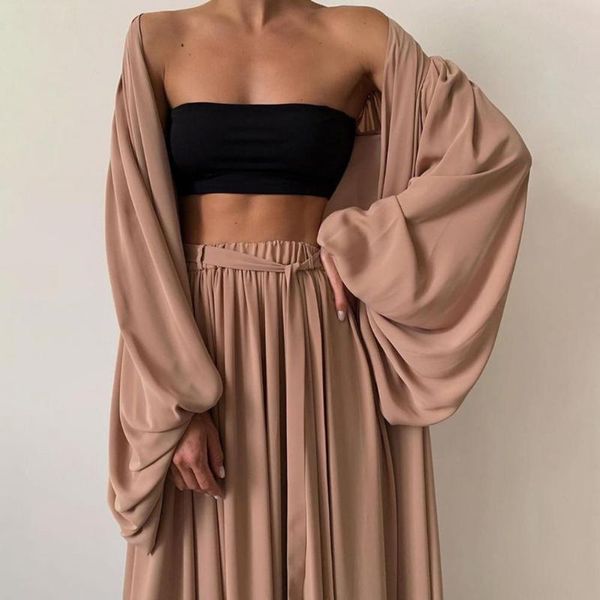 women's pants & capris 2021 spring soft women three piece set fashion wrap cardigan and high waist suit female casual tracksuits homew, Black;white
women's pants & capris 2021 spring soft women three piece set fashion wrap cardigan and high waist suit female casual tracksuits homew, Black;white