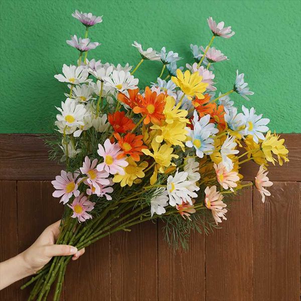 pink silk daisy artificial flowers 5 heads for christmas home wedding party garden decoration diy bridal fake flower accessories decorative
pink silk daisy artificial flowers 5 heads for christmas home wedding party garden decoration diy bridal fake flower accessories decorative