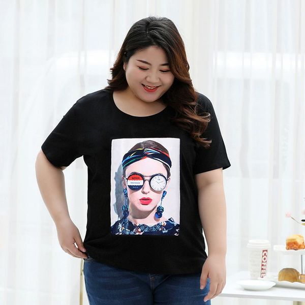 plus size t-shirt summer 2021 fashion korean style women's t-shirts loose 5xl printing appliques comfortable round neck female
plus size t-shirt summer 2021 fashion korean style women's t-shirts loose 5xl printing appliques comfortable round neck female