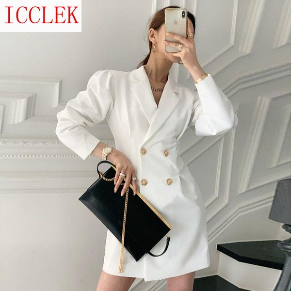 high level feeling fried street white suit and dress women's suits & blazers, White;black
high level feeling fried street white suit and dress women's suits & blazers, White;black