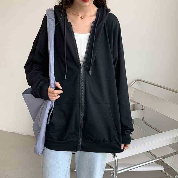 harajuku korean version losse dunne long mouths protection hooded zone jas retro student girl women hoodie rits sweatshirt, Black
harajuku korean version losse dunne long mouths protection hooded zone jas retro student girl women hoodie rits sweatshirt, Black