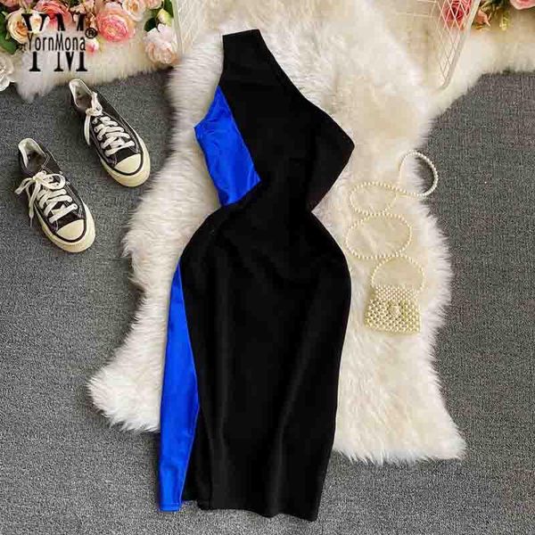 yornmona ins fashion color patchwork one-shoulder slim split knee-length bodycon summer women dress office lady party dresses casual, Black;gray
yornmona ins fashion color patchwork one-shoulder slim split knee-length bodycon summer women dress office lady party dresses casual, Black;gray