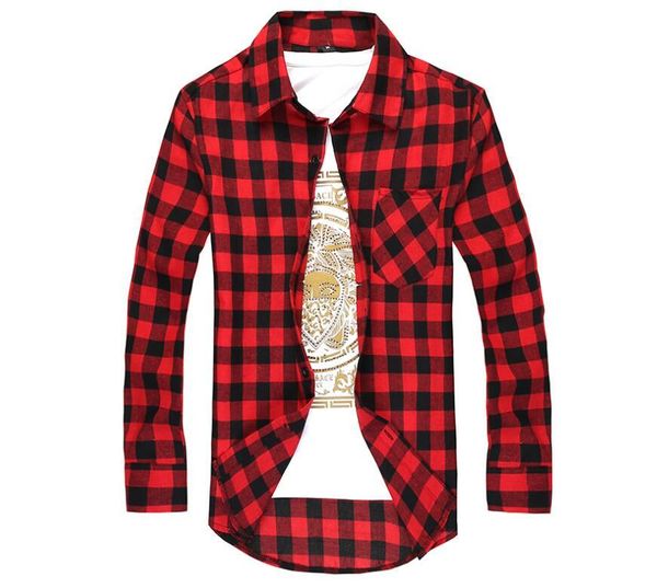 men flannel plaid shirt 100% cotton spring autumn casual long sleeve shirts soft comfort slim brand male clothes -xxl men's, White;black
men flannel plaid shirt 100% cotton spring autumn casual long sleeve shirts soft comfort slim brand male clothes -xxl men's, White;black