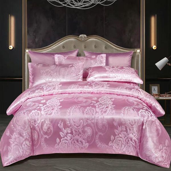 european jacquard bedding set duvet cover + flat bed sheet pillowcase home wedding quilt single king sets
european jacquard bedding set duvet cover + flat bed sheet pillowcase home wedding quilt single king sets