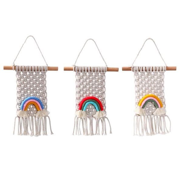 tapestries rainbow hand-woven ornaments ins decoration pendant kindergarten childrens room beautiful window wall hanging
tapestries rainbow hand-woven ornaments ins decoration pendant kindergarten childrens room beautiful window wall hanging