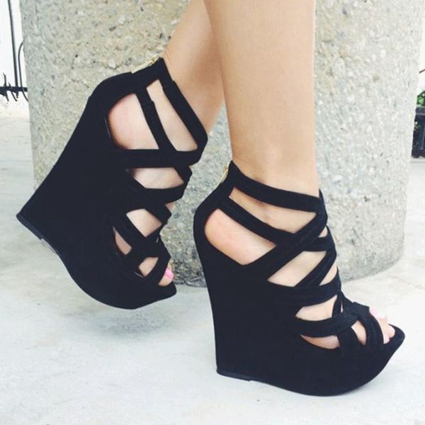 shoes,fashion novelty women's shoes, cashmere leather, about 14.5 cm wedges sandals, sandals.size:34-45 sandals, Black
shoes,fashion novelty women's shoes, cashmere leather, about 14.5 cm wedges sandals, sandals.size:34-45 sandals, Black