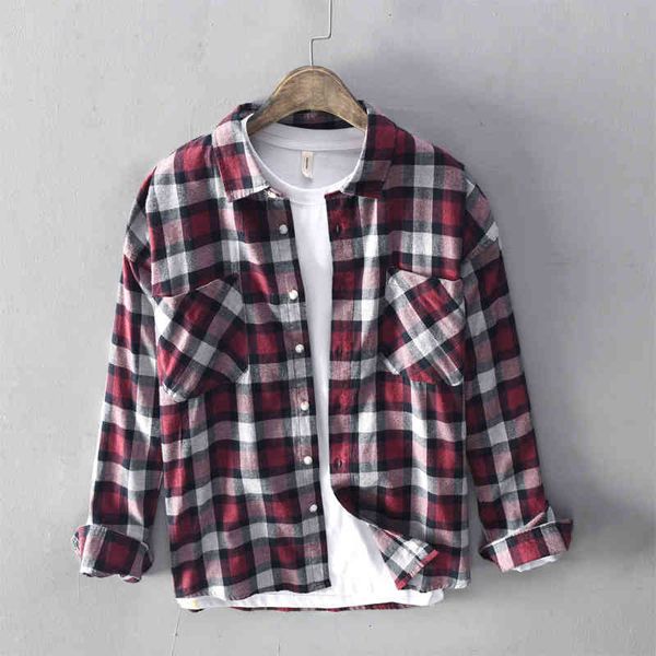 men's t-shirts arrival long-sleeved brand plaid fashion casual red shirt for men comfortable cotton shirts male chemise camisa 6bhn, White;black
men's t-shirts arrival long-sleeved brand plaid fashion casual red shirt for men comfortable cotton shirts male chemise camisa 6bhn, White;black