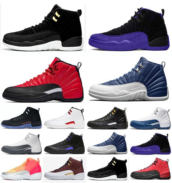 12 12s men women basketball shoes dark concord reverse sports sneakers trainers flu game gold anniversary bred
12 12s men women basketball shoes dark concord reverse sports sneakers trainers flu game gold anniversary bred