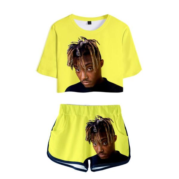 two piece dress casual pieces sets crop 3d juice wrld shorts and t-shirt women clothes harajuku hip hop kpop plus size, White
two piece dress casual pieces sets crop 3d juice wrld shorts and t-shirt women clothes harajuku hip hop kpop plus size, White