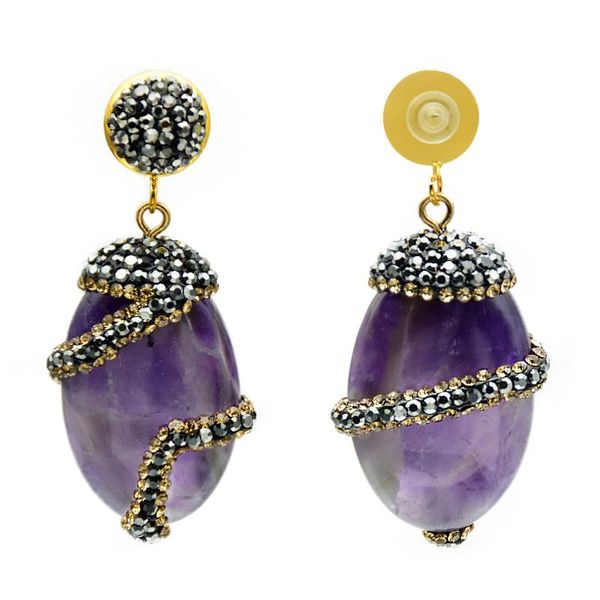 natural amethys drop earrings luxury statement for women 2021 fashion woman girl party wedding jewelry trendy dangle & chandelier, Silver
natural amethys drop earrings luxury statement for women 2021 fashion woman girl party wedding jewelry trendy dangle & chandelier, Silver