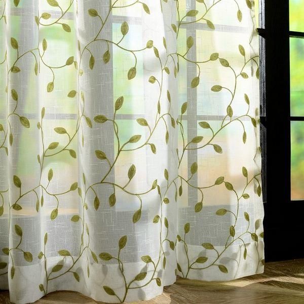 curtain & drapes sheer tulle curtains embroidery leaves for living room window screening eyelets voile cortinas rideaux cl-1
curtain & drapes sheer tulle curtains embroidery leaves for living room window screening eyelets voile cortinas rideaux cl-1
