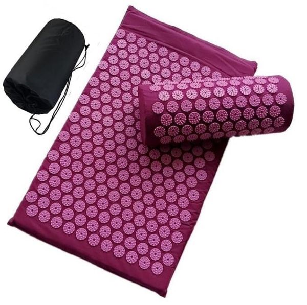 spike acupuncture massage foot hand pad carpet rug pillow massager stress relieve relaxation back body pain accupressure mat yoga mats
spike acupuncture massage foot hand pad carpet rug pillow massager stress relieve relaxation back body pain accupressure mat yoga mats