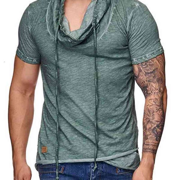 men's t-shirts designer teenager fashion tees mens solid color fitness tshirt high collar short sleeve, White;black
men's t-shirts designer teenager fashion tees mens solid color fitness tshirt high collar short sleeve, White;black