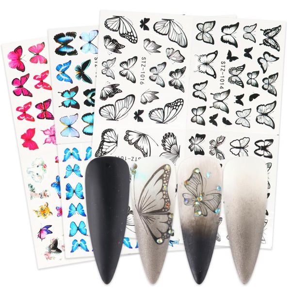 4pcs spring butterfly water decal stickers for nails colorful reborn cocoon nail art foils decoration manicure set z984-1017 & decals, Black
4pcs spring butterfly water decal stickers for nails colorful reborn cocoon nail art foils decoration manicure set z984-1017 & decals, Black