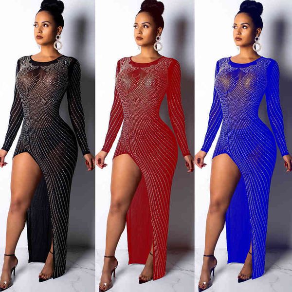 jumpsuits,rompers beautiful trend big size autumn and winter gauze perspective long sleeve drill split party dress
jumpsuits,rompers beautiful trend big size autumn and winter gauze perspective long sleeve drill split party dress