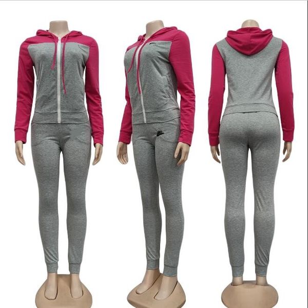 women tracksuits designer ladies tracksuit suit hoodie pants sweatshirts suits zippers letters printed autumn winter european american style, Gray
women tracksuits designer ladies tracksuit suit hoodie pants sweatshirts suits zippers letters printed autumn winter european american style, Gray