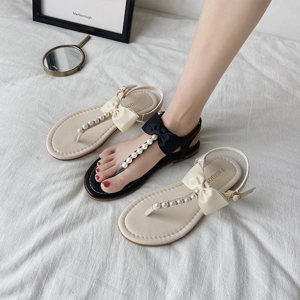 sandals fairy women's summer 2021 joker fashion toe pearl flat shoes slippers women wear, Black
sandals fairy women's summer 2021 joker fashion toe pearl flat shoes slippers women wear, Black