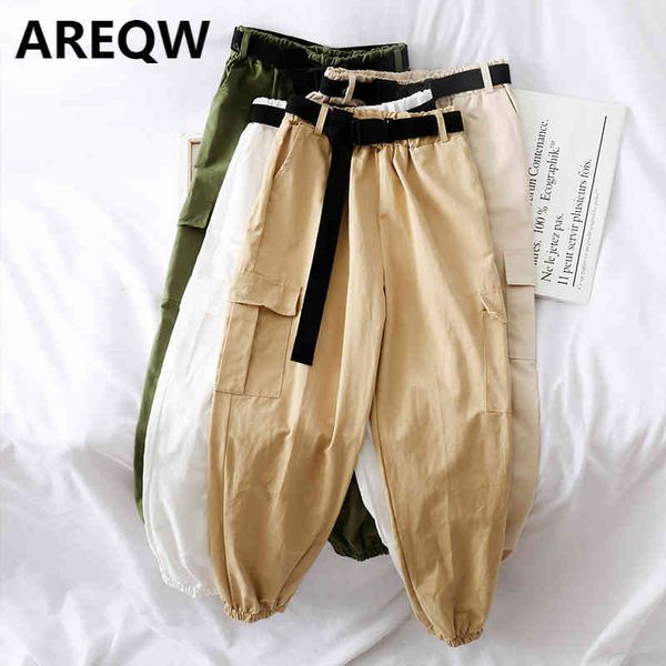 loose high waist waistband all-match casual pants female autumn net red straps thin nine-point pants overalls 210507, Black;white
loose high waist waistband all-match casual pants female autumn net red straps thin nine-point pants overalls 210507, Black;white