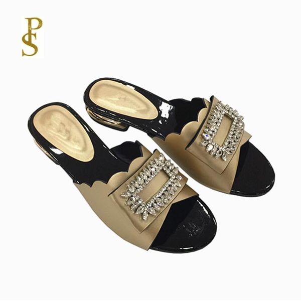 slippers african style women shoes with drill lady's for mama, Black 
slippers african style women shoes with drill lady's for mama, Black