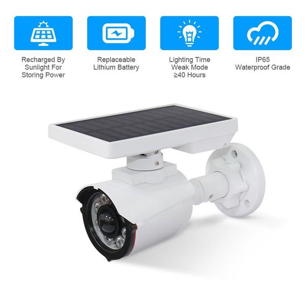 cameras solar power dummy camera security waterproof with fake led light cctv surveillance monitor
cameras solar power dummy camera security waterproof with fake led light cctv surveillance monitor