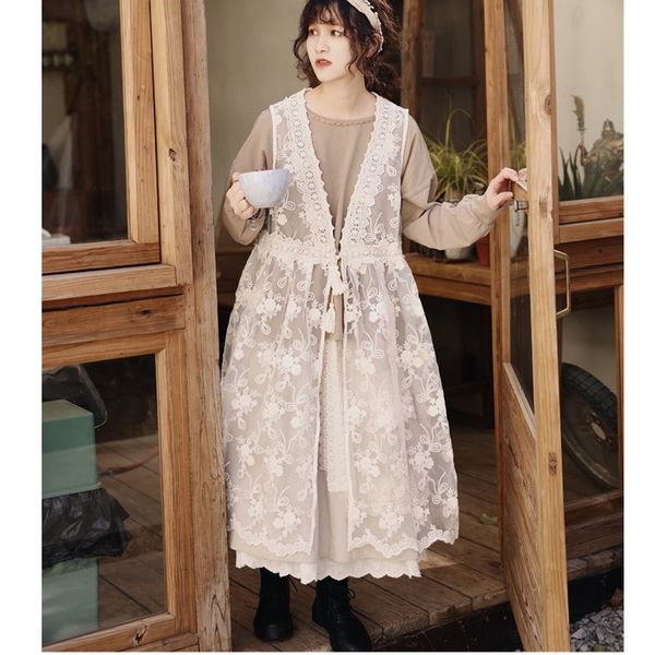 casual dresses lamtrip unique french romantic fairy lace sweet white embroidery sleeveless v-neck tank mori girl 2021 summer 7el4, Black;gray
casual dresses lamtrip unique french romantic fairy lace sweet white embroidery sleeveless v-neck tank mori girl 2021 summer 7el4, Black;gray