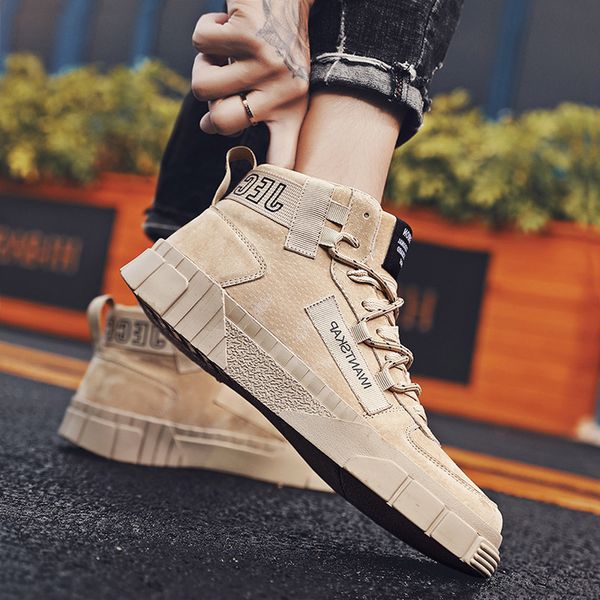 autumn men's shoes tooling fashion martin boots high board leisure winter plush warm snow cotton, Black
autumn men's shoes tooling fashion martin boots high board leisure winter plush warm snow cotton, Black