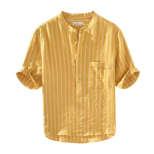men's casual shirts striped pullover shirt for men summer japanese fashion pure linen male thin slim fit short sleeve, White;black
men's casual shirts striped pullover shirt for men summer japanese fashion pure linen male thin slim fit short sleeve, White;black