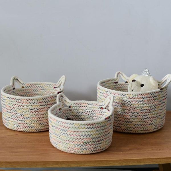 storage baskets w&g 2021 woven organizer cute basket cat ear deskhandmade rope sundries snack box fabric
storage baskets w&g 2021 woven organizer cute basket cat ear deskhandmade rope sundries snack box fabric