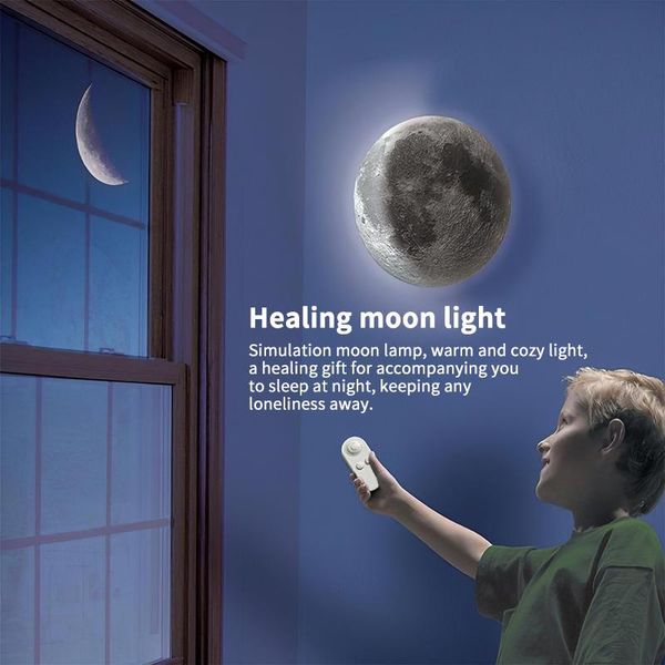 wall lamp 3d remote control bedside table cure moon bedroom living room decoration night light
wall lamp 3d remote control bedside table cure moon bedroom living room decoration night light
