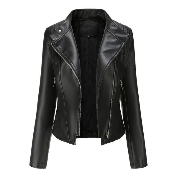 women's leather & faux chic black soft jacket coat women casual turn-down collar single breasted pu blazer 2021 fashion winter outerwea
women's leather & faux chic black soft jacket coat women casual turn-down collar single breasted pu blazer 2021 fashion winter outerwea
