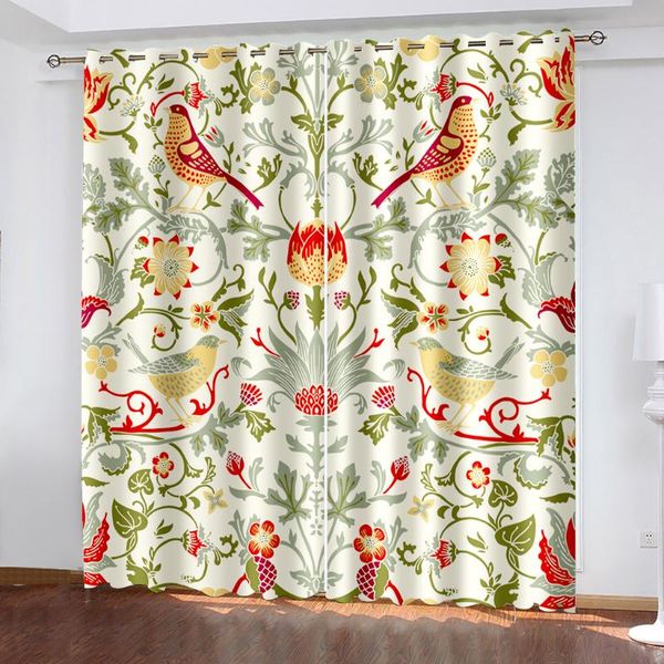 fresh green bird pattern 3d printed blackout curtain kit, suitable for living room, bedroom and other home scenes & drapes
fresh green bird pattern 3d printed blackout curtain kit, suitable for living room, bedroom and other home scenes & drapes