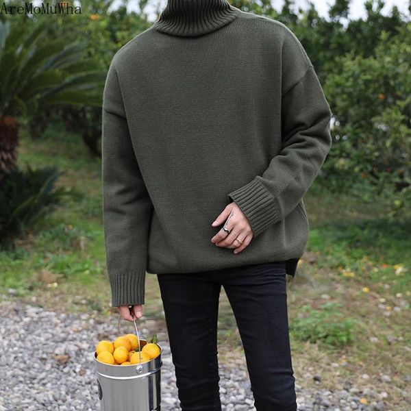 men's sweaters turtleneck thickening student winter loose bottoming korean trend harajuku knitted rqcr, White;black
men's sweaters turtleneck thickening student winter loose bottoming korean trend harajuku knitted rqcr, White;black