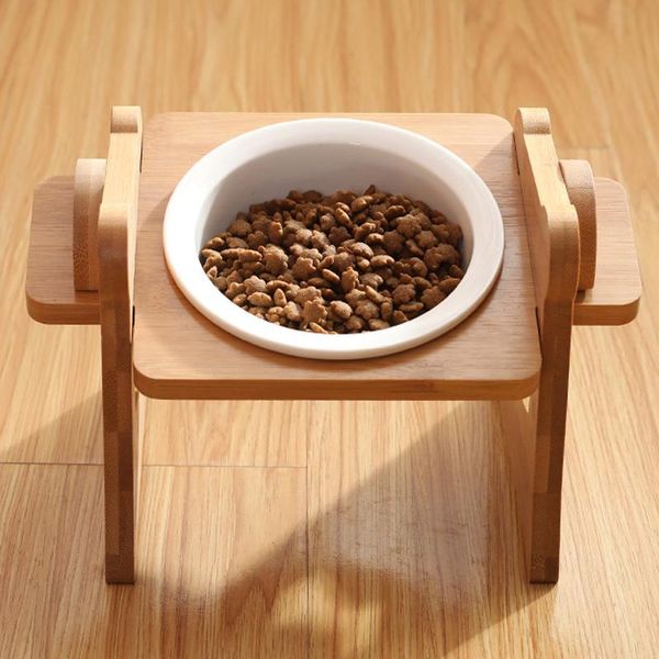 cat bowls & feeders pet feeding double bowl with bamboo frame protect cervical spine tilt table rack bolt design multi gear adjustment
cat bowls & feeders pet feeding double bowl with bamboo frame protect cervical spine tilt table rack bolt design multi gear adjustment