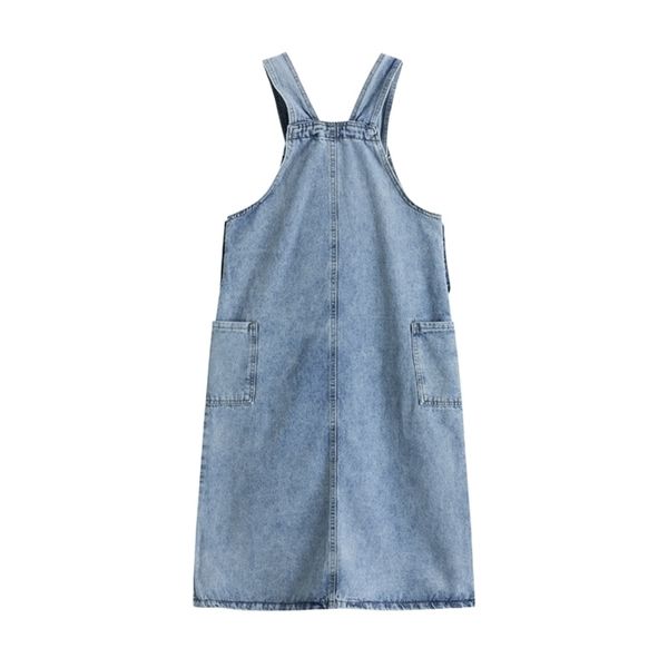 nbpm women chic fashion with denim strap dress all-match loose washed spring summer vintage sundresses cute pockets, Black;gray
nbpm women chic fashion with denim strap dress all-match loose washed spring summer vintage sundresses cute pockets, Black;gray