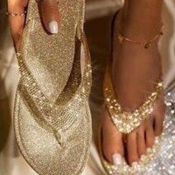 slippers 2021 fashion women's slipper casual rhinestone glitter flat slip on sandals beach summer flip flops, Black
slippers 2021 fashion women's slipper casual rhinestone glitter flat slip on sandals beach summer flip flops, Black